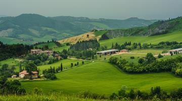 Landscape of the Emilia-Romagna region
