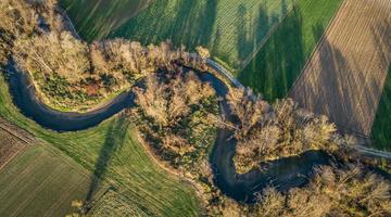 Lafnitz River from above