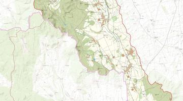 Map application of the Roňava river basin