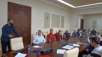 People in the workshop