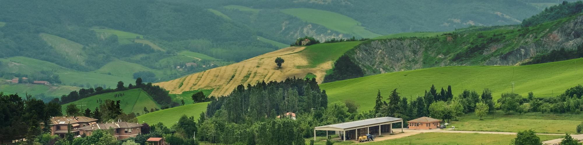 Landscape of the Emilia-Romagna region