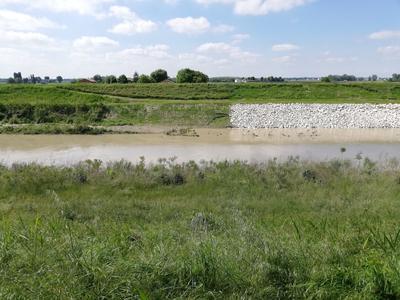 Water and field in the Lower Po Delta Region
